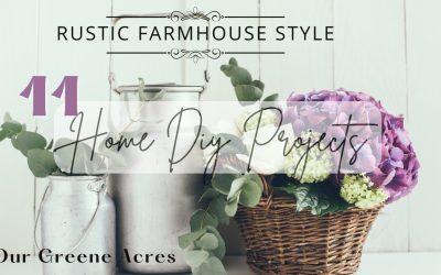 11 RUSTIC FARMHOUSE DIY HOME DECOR PROJECTS