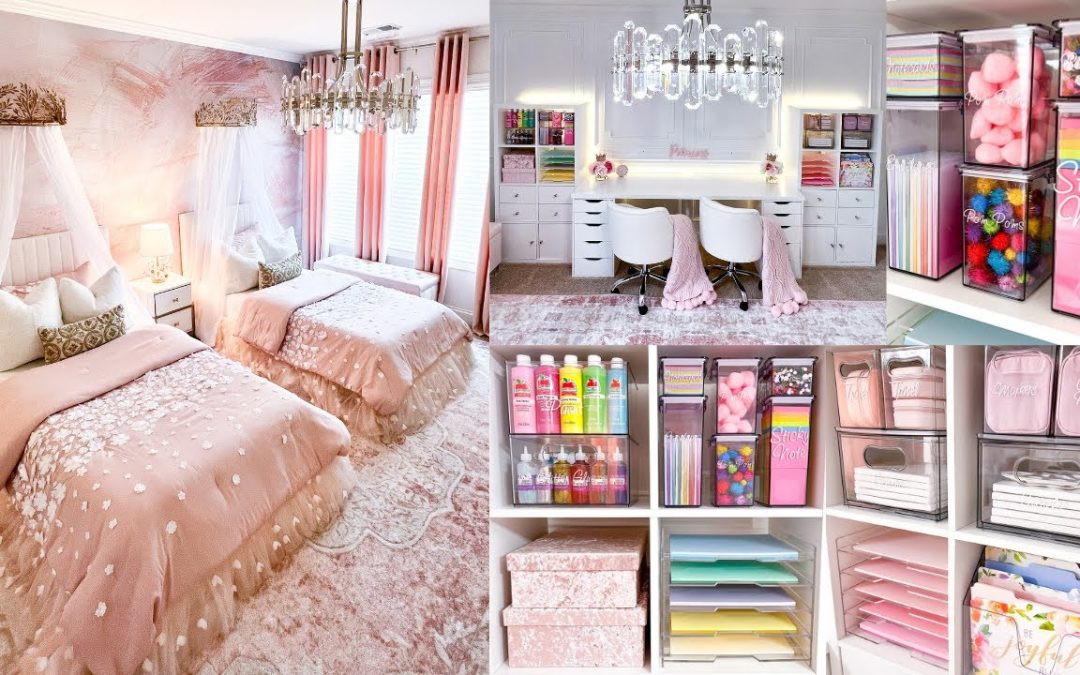EXTREME GIRLS BEDROOM MAKEOVER | ULTIMATE Organizing + DIY Decorating Ideas on A BUDGET