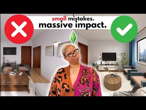 Let's finally put these interior design mistakes to rest. (AKA The Sims IRL)